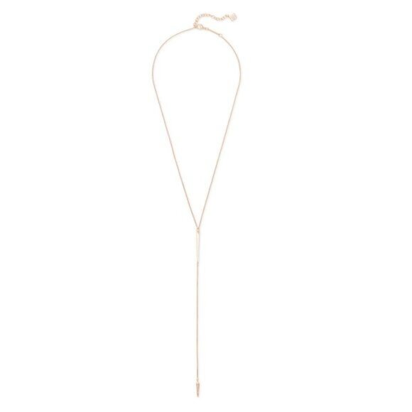 Kendra Scott Vivian Necklace In Rose Gold NWOT - Picture 2 of 7
